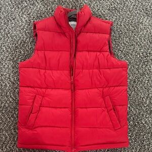 Old Navy Red Puffer Vest